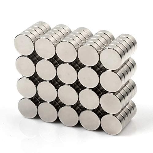 100-Pack 3/10" x 1/10" Round Strong Magnets,Fridge Magnets Refrigerator Magnets Office Magnets Kitchen Magnets for Whiteboard Magnets for Crafts