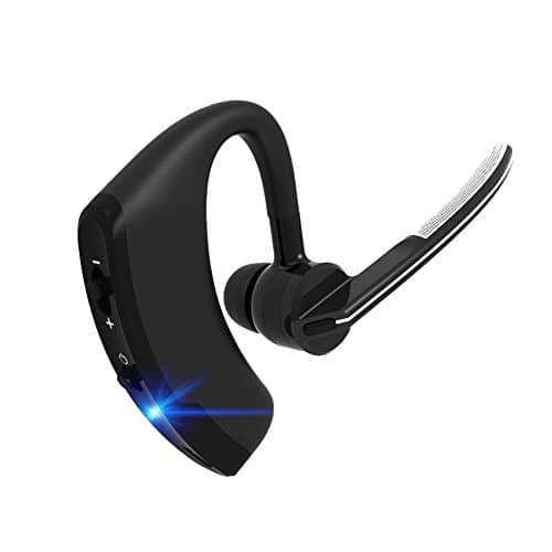 Bluetooth Headset Wireless Business Earpiece, Bluetooth 4.1 In-Ear Earbud Headphone earphone with Mic,Sweatproof,Noise Reduction,Mute Switch for Cell Phone, Skype, Truck Driver,Office,Sports