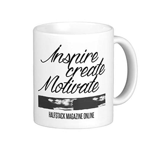 inspire Create Motivate White Coffee Mug 11 Oz