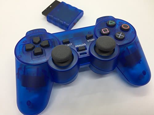 komekuma 2.4g Wireless Game Pad Joysticks Gaming Controller Joypad Gamepad Console for Sony Playstation 2 Dual Shock Dual Includes