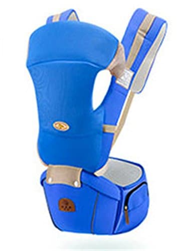 Ergonomic front facing inward facing carrier backpack for babies with hipseat,squirrelbaby(blue four seasons )