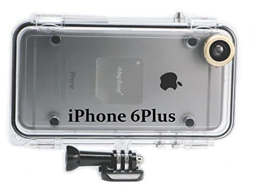iMagBond iPhone 6 Plus waterproof case turns your iPhone into GoPro action camera or waterproof camera,make iphone mount easy