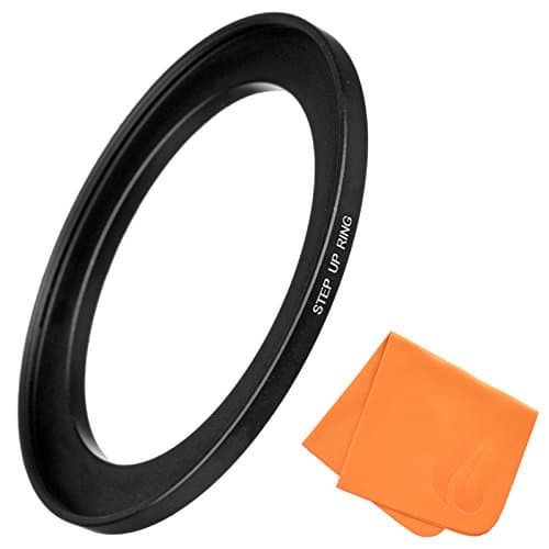 52mm to 82mm Step-Up Lens Adapter Ring for Camera Lenses & Camera Filters, Made of CNC Machined Aluminum with Matte Black Electroplated Finish, Ultra-Slim, Highly Durable Step-Up Ring by Fire Filters