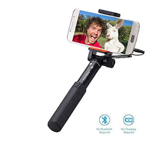 Bowada Handheld Portable WIRED Selfie Stick for iPhone 6 6s Plus, Android &amp; All SmartPhones