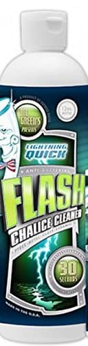 Flash Chalice Cleaner 12 Fl Oz 5 Pack with Free I'm Baked Bro & Doob Tubes Sticker