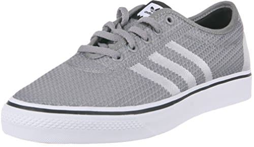 adidas Skateboarding Men's Adi-Ease Woven Solid Grey/White/Core Black Sneaker 9.5 D (M)