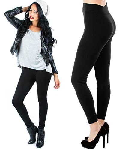 Lyss Loo 4-Pack Mid Rise Fleece Leggings