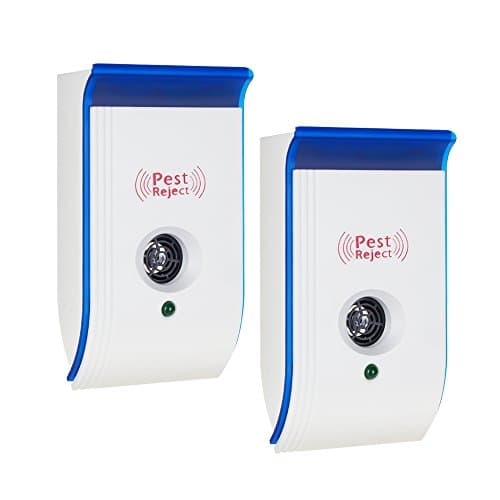 COOFINE Ultrasonic Pest Repeller,(2 pack)Electronic Pest Control Plug In-Pest Repellent for Mice,Ants,Roaches,Insects,Rodents,Mosquitoes,Spiders and more,Non-toxic Eco-Friendly, Humans & Pets Safe