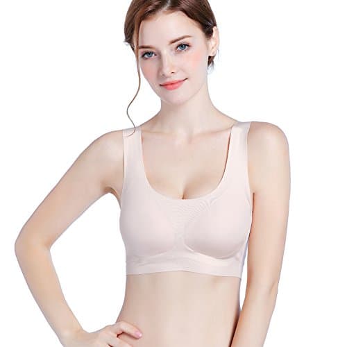 Full Coverage Wireless Bra with Removable Pads for Women to do Yoga, Sports and Sleeping