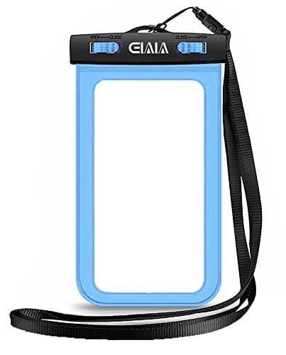 Elala Waterproof Case, Universal Cellphone Dry Bag for iPhone 7, 7 Plus, iPhone 6S 6,6S Plus,SE 5S, Samsung Galaxy S6 Note 5 4, HTC LG Sony Nokia Motorola up to 6.0" diagonal.