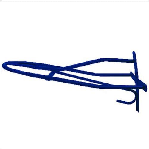 Blue English Heavy Duty Saddle Rack