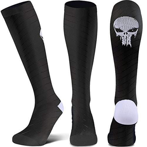 JHM Premium Compression Socks 20-30mmHg -Strong Support Best Graduated Pressure Sports Running Recovery Shin Splints Varicose Veins Socks Stockings-Boost Performance,Blood Circulation& Recovery