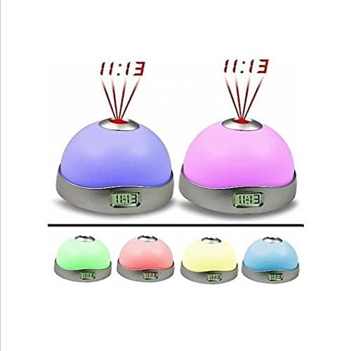 Magic 7 Color Change LED Projector Alarm Clock