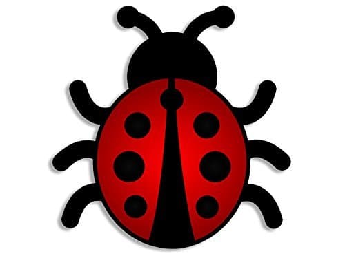 Magnet Lady Bug Shaped Magnetic Sticker (Cute Ladybug Decal)