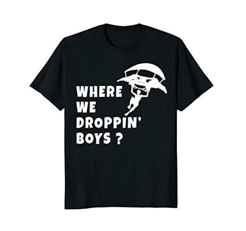 Where We Dropping Boys Gaming Apparel Shirt