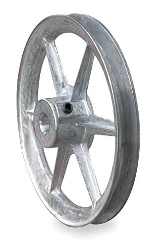 V-Belt Pulley, 7/8"Fixed, 7"OD, Zamak3
