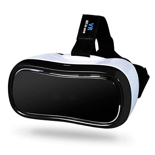 Livehomes 3D VR All in One Virtual Reality Headset WiFi 2.4G Bluetooth HDMI 1080P 360 Viewing Immersive Supports TF Card for PC Movie and PS4 Xbox Games Youtube Google Play