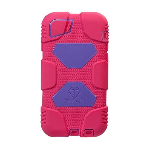 Iphone 6 Case, Aceguarder® New Hot [Shockproof] [Light Weight] [Rainproof] Extreme Duty Screen Protector Cover Case with Stand for Iphone 6 4.7 Inch (Rose/purple)