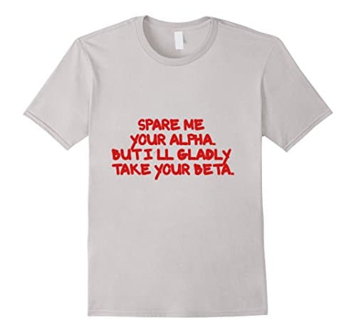 Men's Spare me your Alpha XL Silver