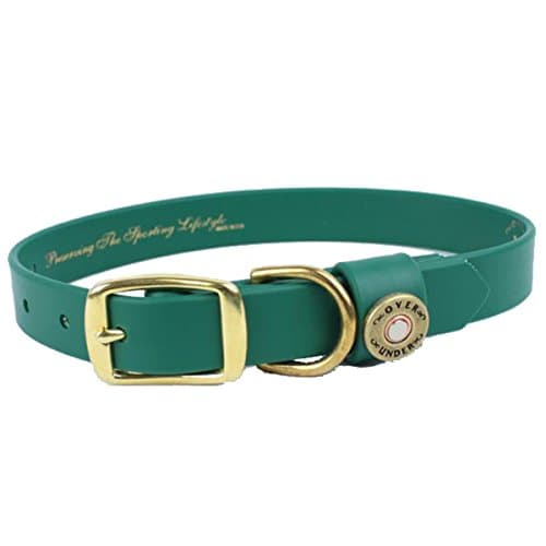 Over Under Water Dog Collar-Green-17"