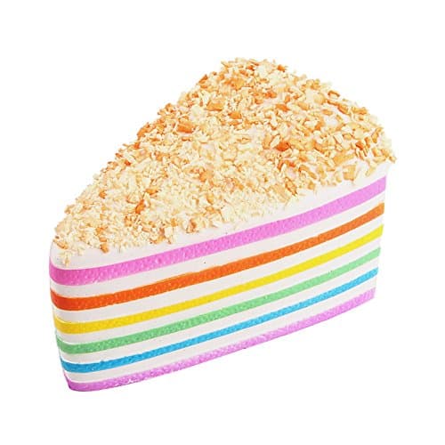 Squishy Jumbo Kawaii Cream Soft Rainbow Cake Bread Super Decompression Slow Rising Squishy Squeeze Toys Fun Stress Reliever Toys