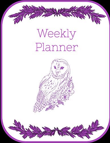 Weekly Planner: Undated Perpetual~Forest Animal Theme Planner 52 Weeks V8 Paperback – January 13, 2019