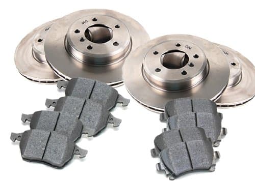 OE Replacement Direct Fit Brake Kit Compatible for 2010-2012 LEXUS LS460, LS460L RWD, Sport Pkg & Brembo Front and Rear Brake Pads and Brake Rotors
