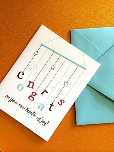 Bundle of Joy, baby congratulations card