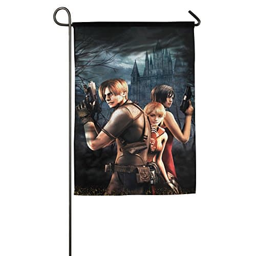 Resident Evil 4-Castle Huddle One-Sided,Decorative Nylon House Flag 1827inch