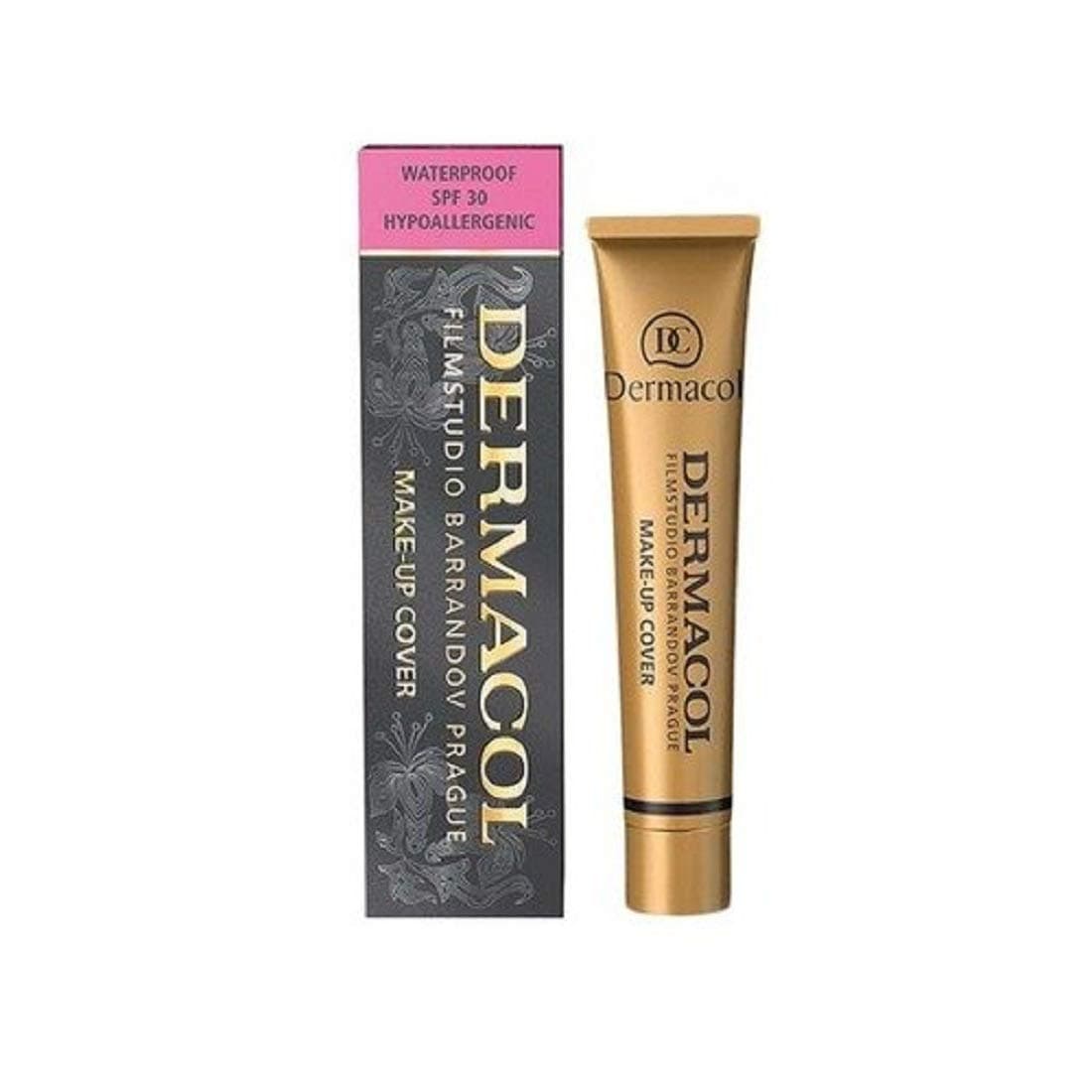 DC DERMACOL Dermacol DC Make-up Cover Waterproof Hypoallergenic Foundation (Shade 229 Dark Brown, 30 g)