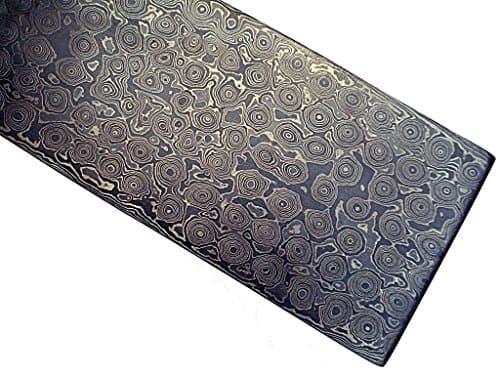 8732 ..... 10 " custom Damascus Steel RAIN DROP pattern billet / bar for knife making / Custom RAIN DROP pattern damascus steel billet blank for knife making supplies