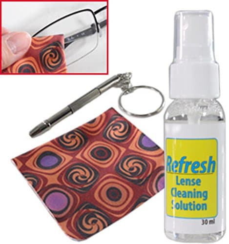 Eyeglass Lens Cleaning and Repair Kit for iPhone, Android, Smart Phone, Tablet & Device