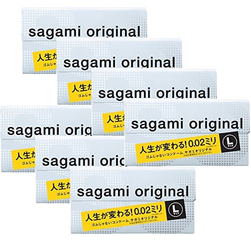 [Sets] Sagami Original 002 L size 12 pieces x 7 boxes