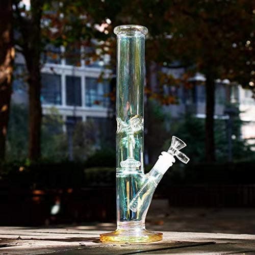 JIAJU 12 Inch Tall Big Glassware Luminous Heat Resistant Thick and Durable Art