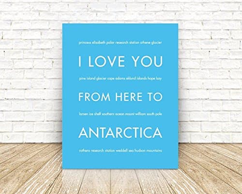 ANTARCTICA Travel Art Print