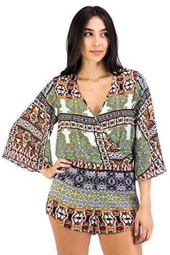 Eight Sixty Women's Mecca Surplus Romper L Navy/Multi