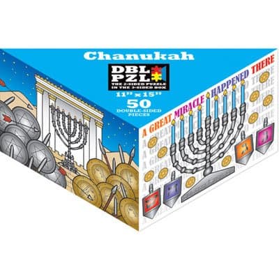 Double Sided Chanukah Jigsaw Puzzle 50 Piece