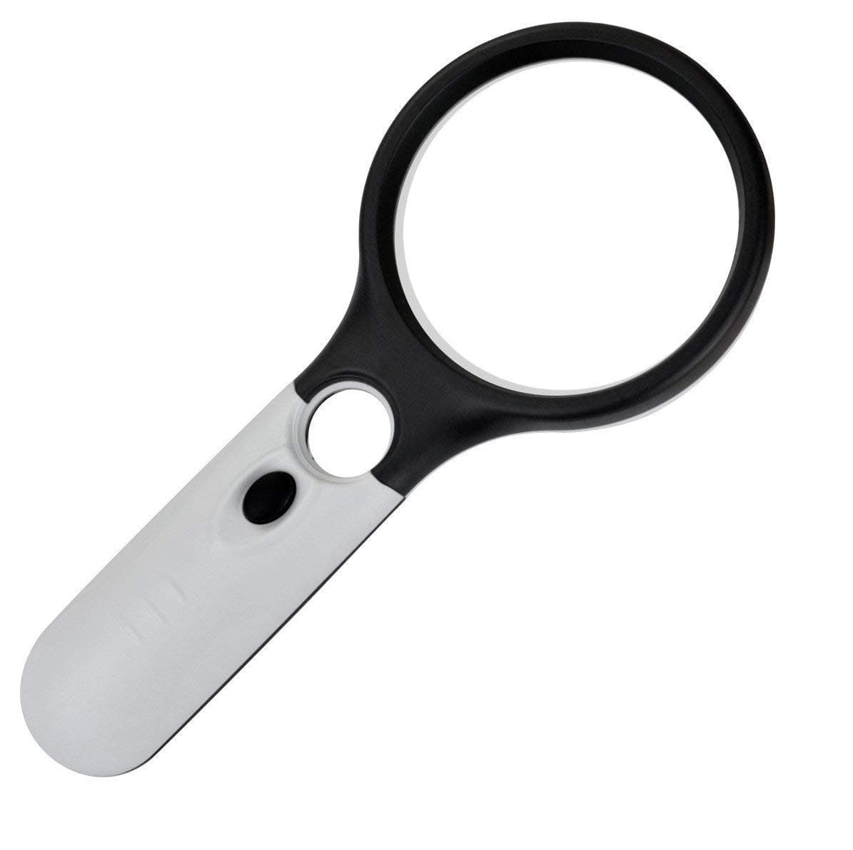 Aeoss 3 LED Light 45X Magnifying Glass Lens Handheld Mini Pocket Microscope Reading Jewelry Loupe Top Quality Handheld Magnifiers