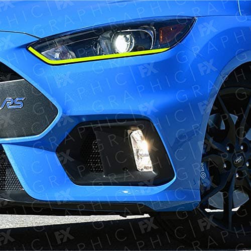 GraphicFX Ford Performance Fiesta Focus RS ST Line Demon Devil Eye Headlight Decals