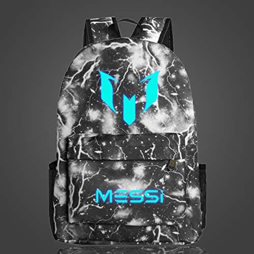 School Luminous Backpack Barcelona Lionel Messi Backpack For Elementary/middle School Students L-17.7inch