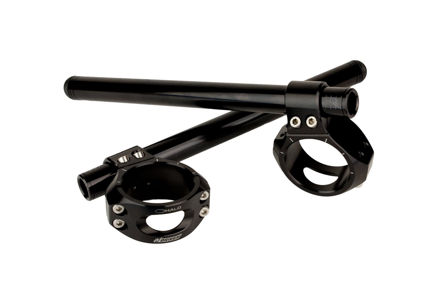 Driven Racing Halo 43mm Clip Ons Motorcycle Bars