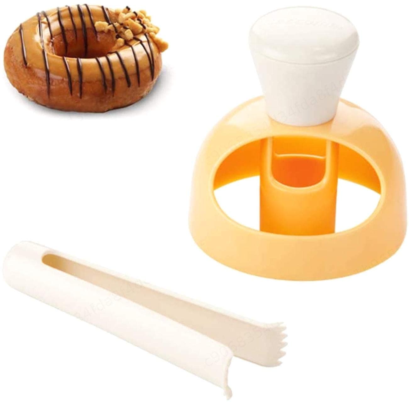 BERYLX Doughnut Mould Baking Tools with Clip DIY Cookie Cake Donuts Maker Bread Desserts Bakery Cutter Frame Mold