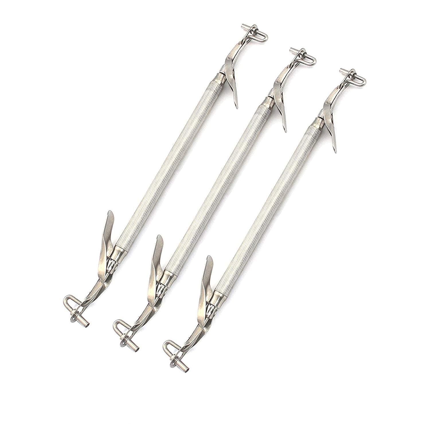 3 Pcs Amalgam Carrier Double Ended (Large), Dental Instruments for Educational Use