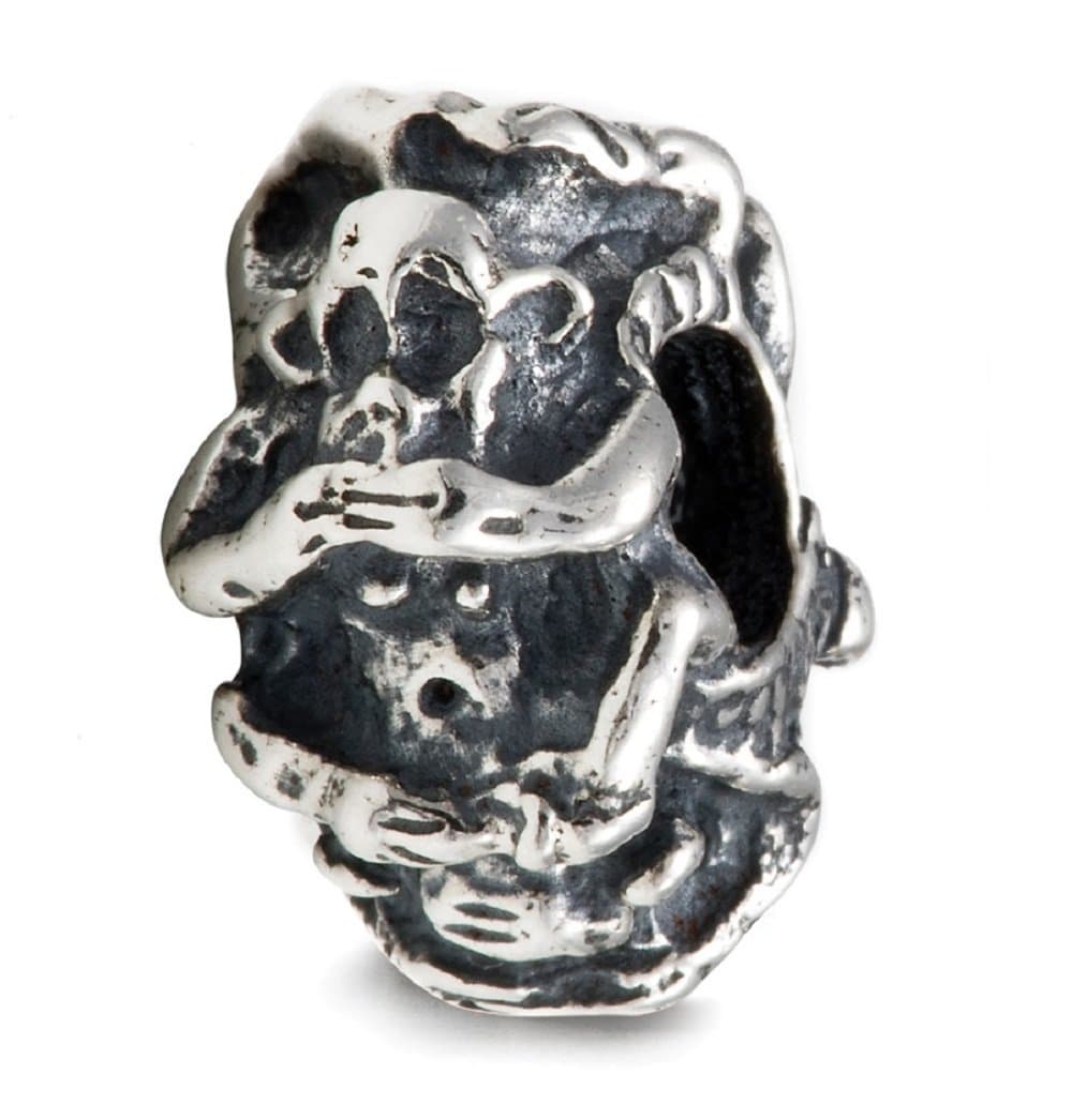 Three Wise Monkeys - Sterling Silver 925 - MelinaWorld H2016