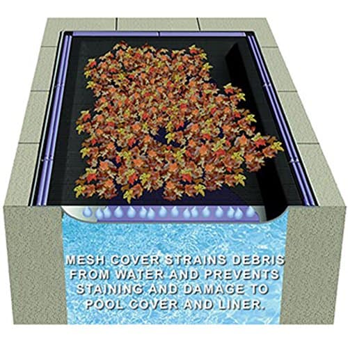 Rectangle Swimming Pool Leaf Net Cover (25-feet x 45-feet)