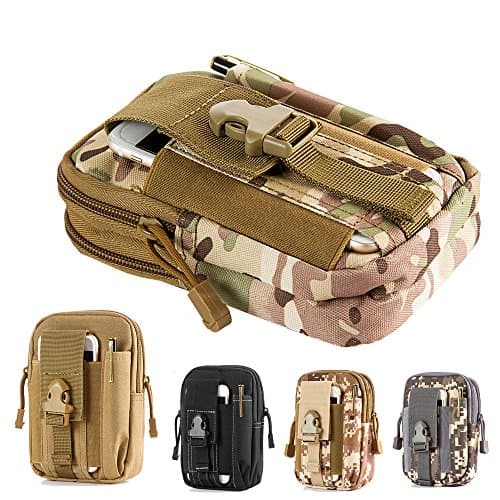 Universal Multipurpose Tactical Cover Smartphone CP Camo Holster EDC Security Pack Carry Case Pouch Belt Waist Bag Gadget Money Pocket for Samsung Galaxy S7 Note5 LG G5 iPhone 7 7Plus