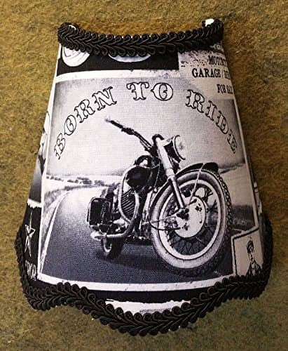 Black and White Born to Ride Night Light