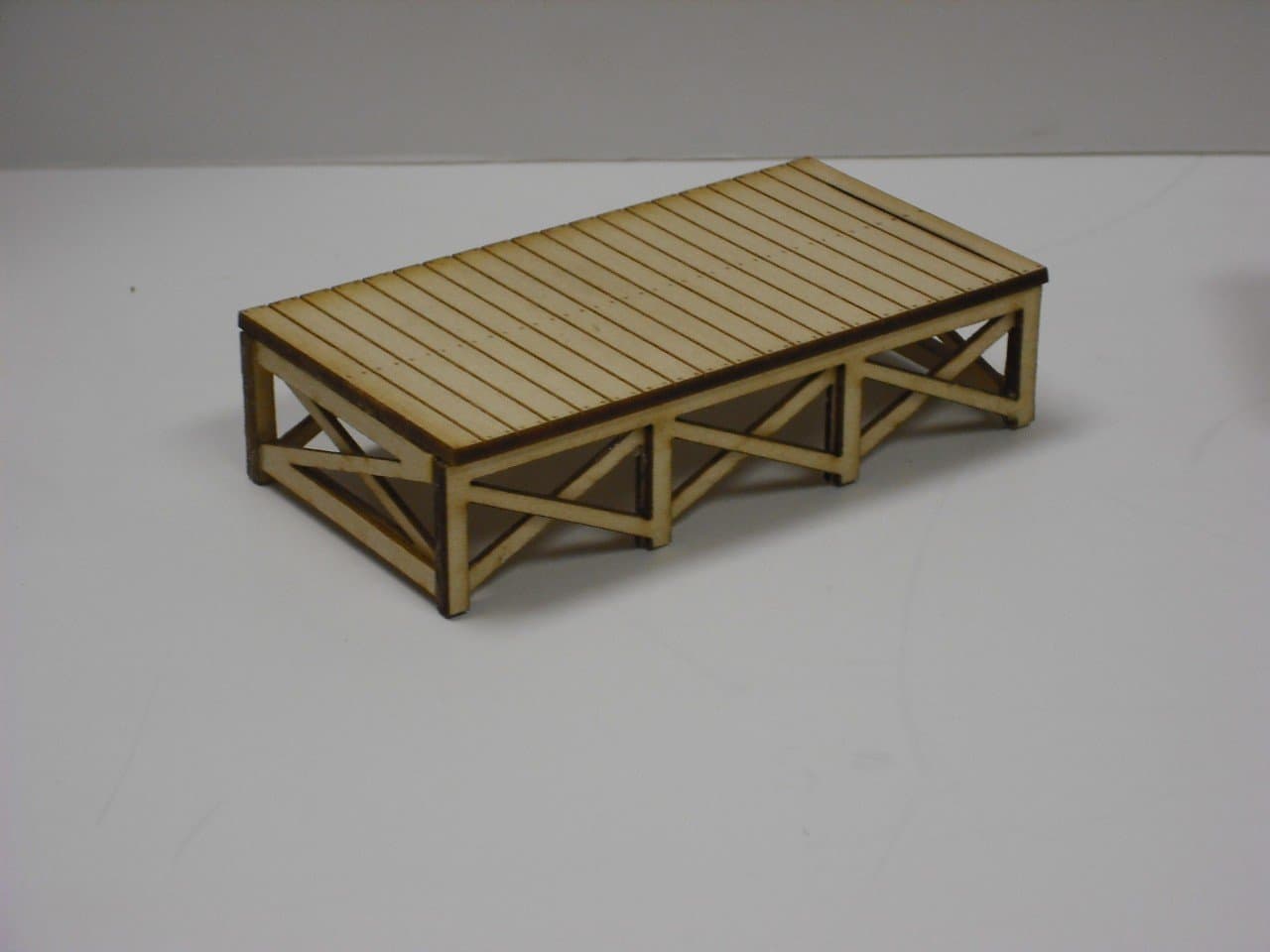 Train Time Laser HO Scale Laser Cut Custom Loading Dock KIT