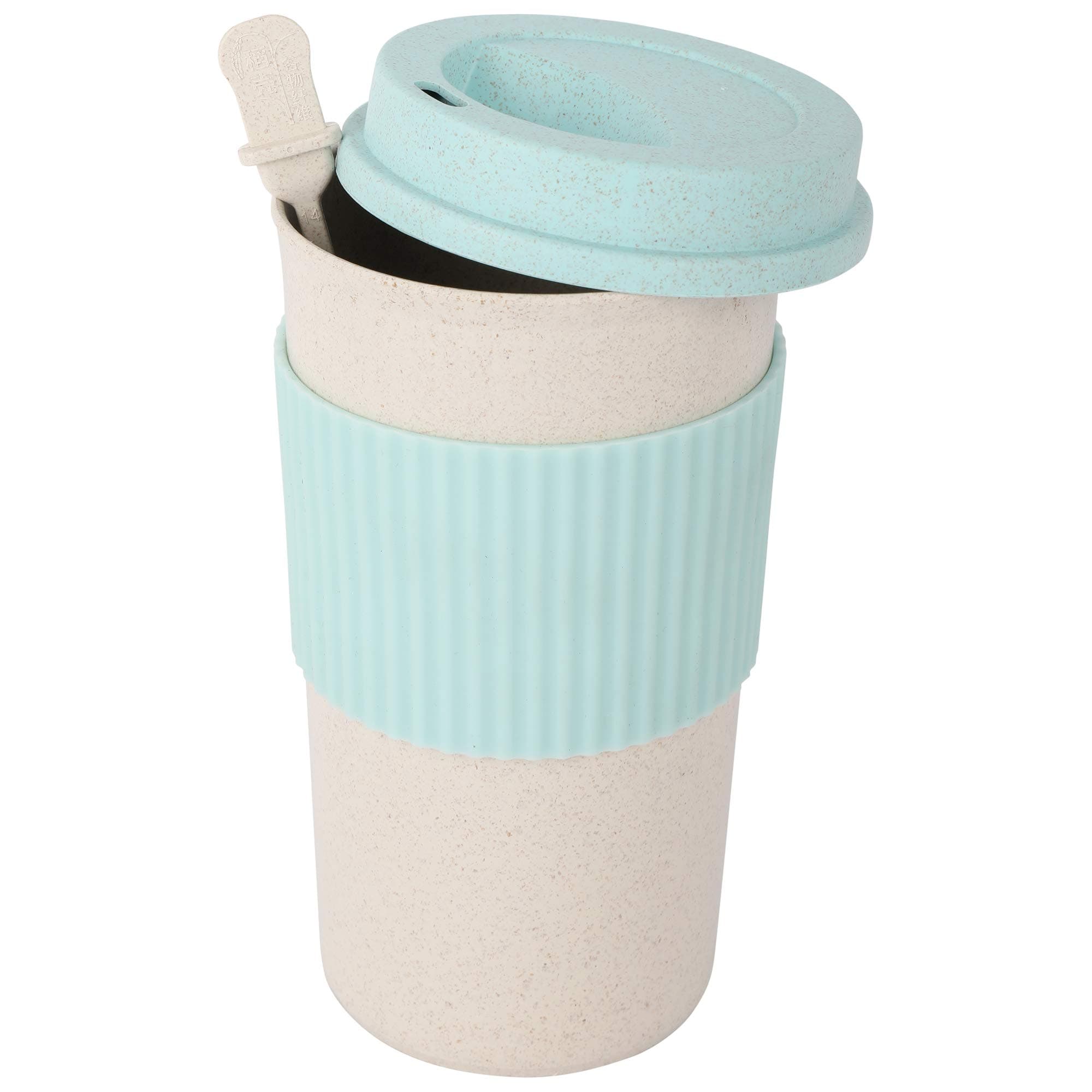 DAISYLIFE Bamboo Coffee Mug - Brown, 450 ml