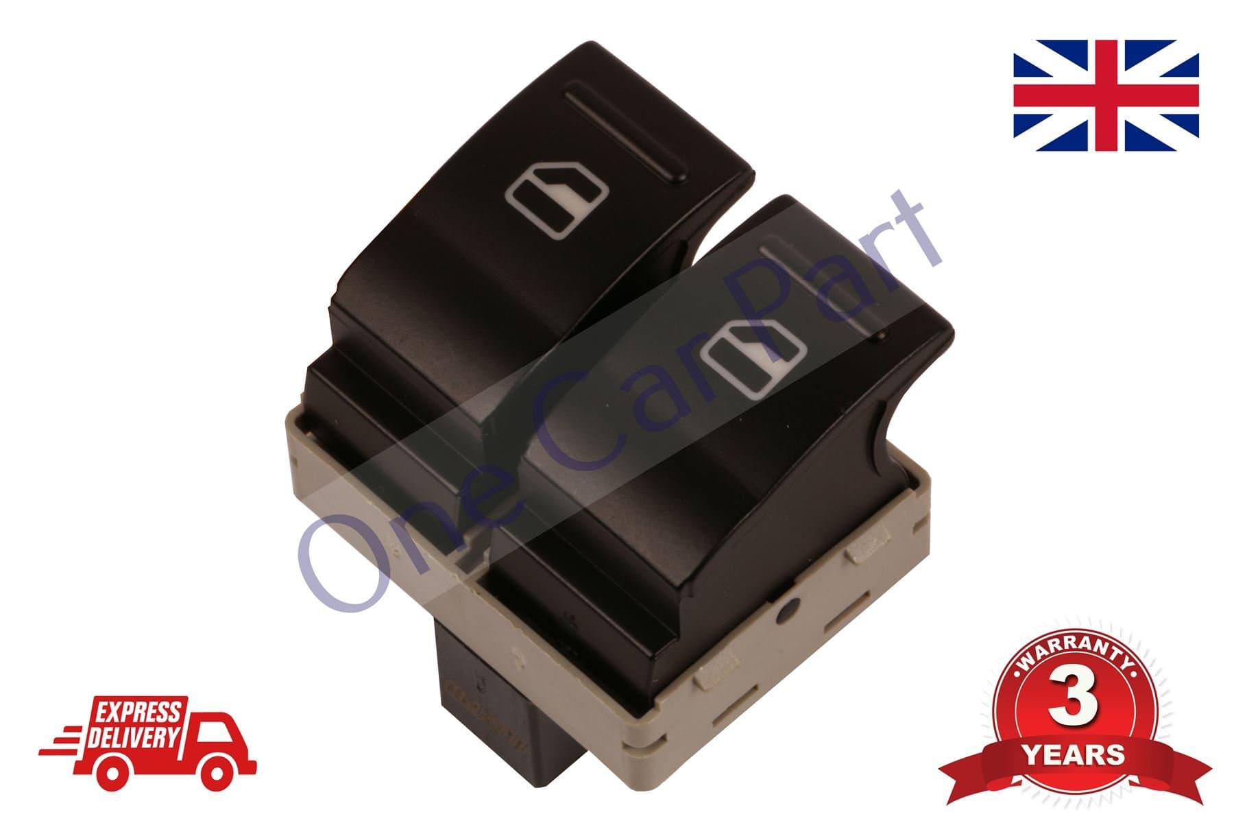 Electric Window Double Switch Front Right For W Transporter T5 T6 Caravelle UK